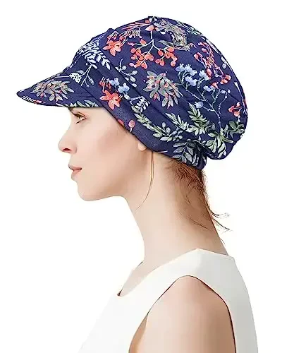 Alnorm Super Soft Breathable Viscose Slouch Hat Oversized Baseball Cap for Women - 4