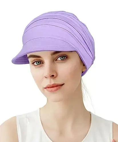 Alnorm Super Soft Breathable Viscose Slouch Hat Oversized Baseball Cap for Women - 4
