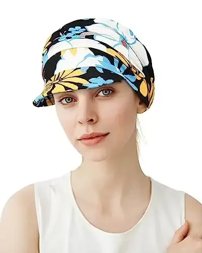 Alnorm Super Soft Breathable Viscose Slouch Hat Oversized Baseball Cap for Women - 4