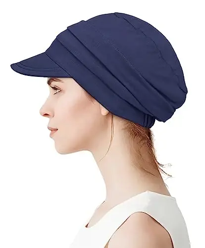 Alnorm Super Soft Breathable Viscose Slouch Hat Oversized Baseball Cap for Women - ALNORM (1)