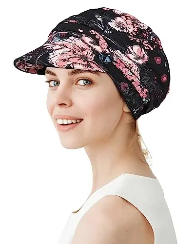 Alnorm Super Soft Breathable Viscose Slouch Hat Oversized Baseball Cap for Women - 2