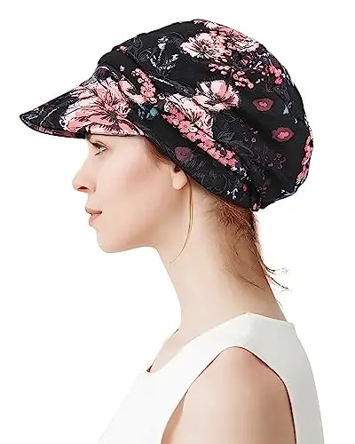 Alnorm Super Soft Breathable Viscose Slouch Hat Oversized Baseball Cap for Women - 4