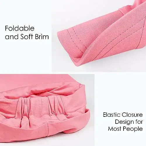 Alnorm Super Soft Breathable Viscose Slouch Hat Oversized Baseball Cap for Women - 5