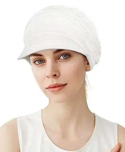 Alnorm Super Soft Breathable Viscose Slouch Hat Oversized Baseball Cap for Women - 3