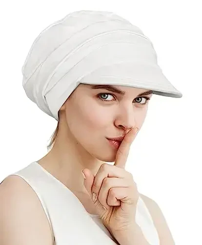 Alnorm Super Soft Breathable Viscose Slouch Hat Oversized Baseball Cap for Women - 4