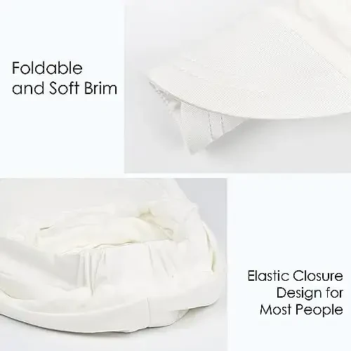 Alnorm Super Soft Breathable Viscose Slouch Hat Oversized Baseball Cap for Women - 5