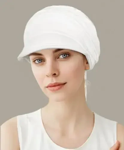 Alnorm Super Soft Breathable Viscose Slouch Hat Oversized Baseball Cap for Women - 6