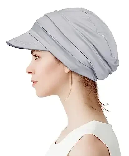 Alnorm Super Soft Breathable Viscose Slouch Hat Oversized Baseball Cap for Women - 2