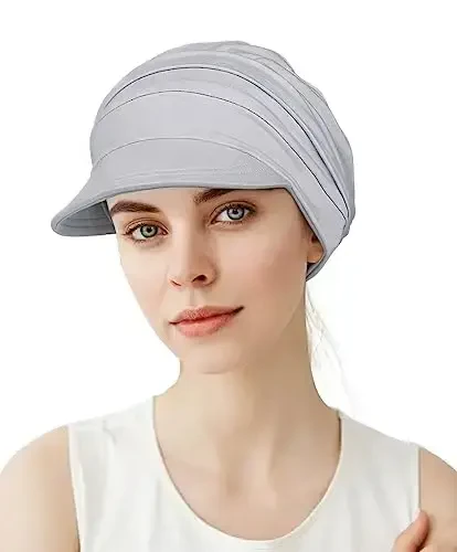 Alnorm Super Soft Breathable Viscose Slouch Hat Oversized Baseball Cap for Women - 4