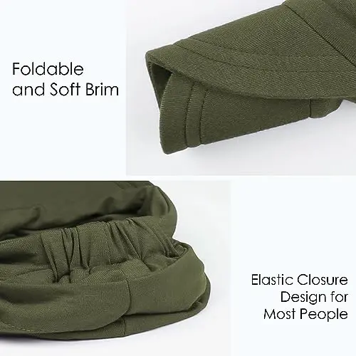 Alnorm Super Soft Nafas Oluvchan Viscose Slouch Shlyapa Ayollar uchun Katta O'lchamli Beysbol Kepkasi - 5