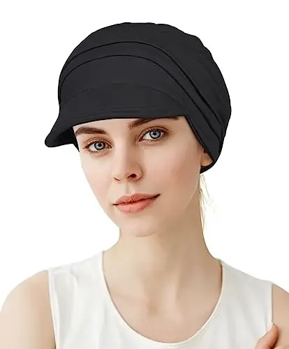 Alnorm Super Soft Breathable Viscose Slouch Hat Oversized Baseball Cap for Women - 4