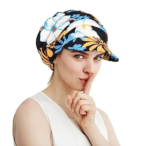 Alnorm Super Soft Breathable Viscose Slouch Hat Oversized Baseball Cap for Women - 1