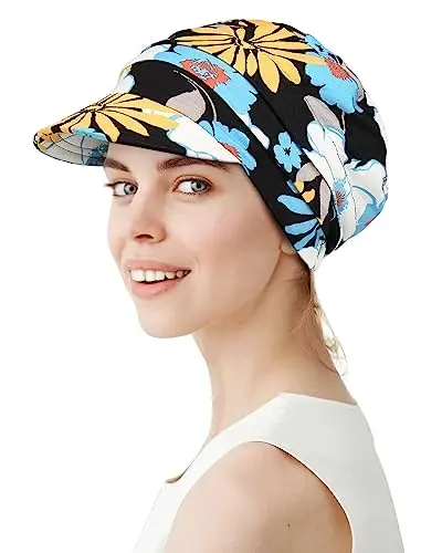 Alnorm Super Soft Breathable Viscose Slouch Hat Oversized Baseball Cap for Women - 2