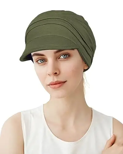 Alnorm Super Soft Breathable Viscose Slouch Hat Oversized Baseball Cap for Women - 4