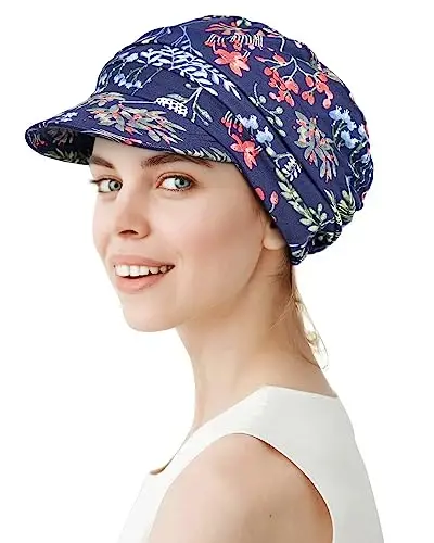 Alnorm Super Soft Breathable Viscose Slouch Hat Oversized Baseball Cap for Women - 2