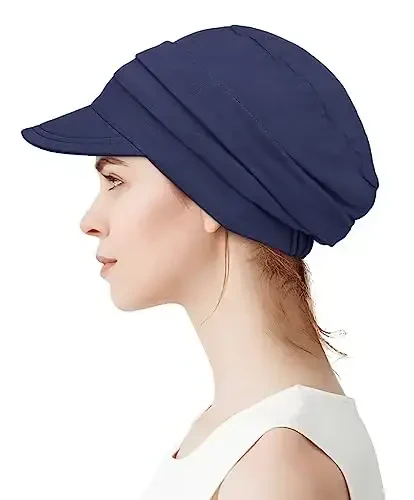 Alnorm Super Soft Breathable Viscose Slouch Hat Oversized Baseball Cap for Women - 2