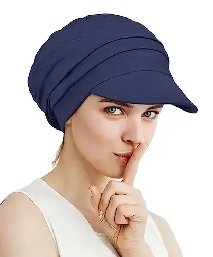 Alnorm Super Soft Breathable Viscose Slouch Hat Oversized Baseball Cap for Women - 3