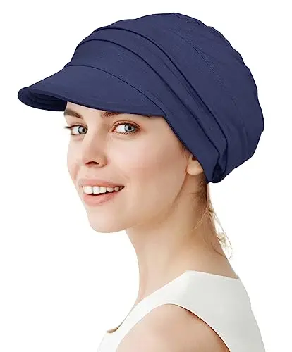 Alnorm Super Soft Breathable Viscose Slouch Hat Oversized Baseball Cap for Women - 1