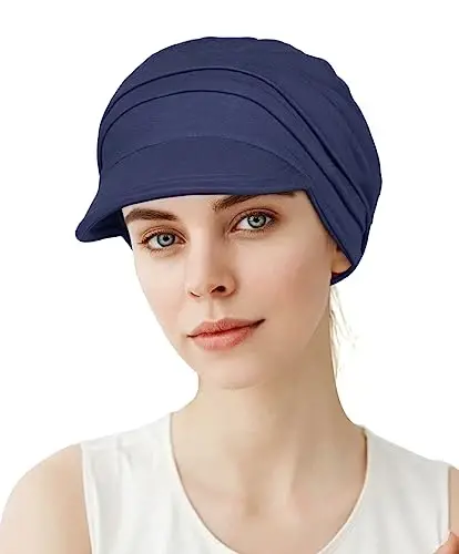 Alnorm Super Soft Breathable Viscose Slouch Hat Oversized Baseball Cap for Women - 4