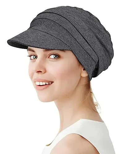 Alnorm Super Soft Breathable Viscose Slouch Hat Oversized Baseball Cap for Women - 1