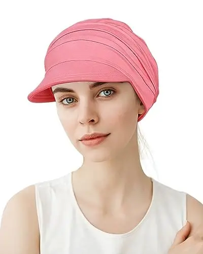 Alnorm Super Soft Breathable Viscose Slouch Hat Oversized Baseball Cap for Women - 2