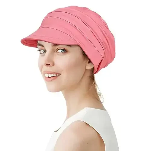 Alnorm Super Soft Breathable Viscose Slouch Hat Oversized Baseball Cap for Women - 3