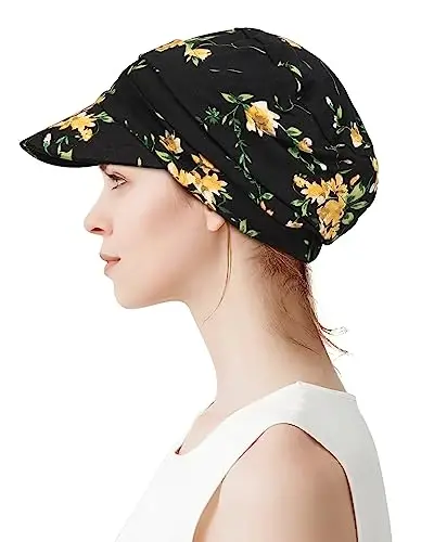 Alnorm Super Soft Breathable Viscose Slouch Hat Oversized Baseball Cap for Women - 2