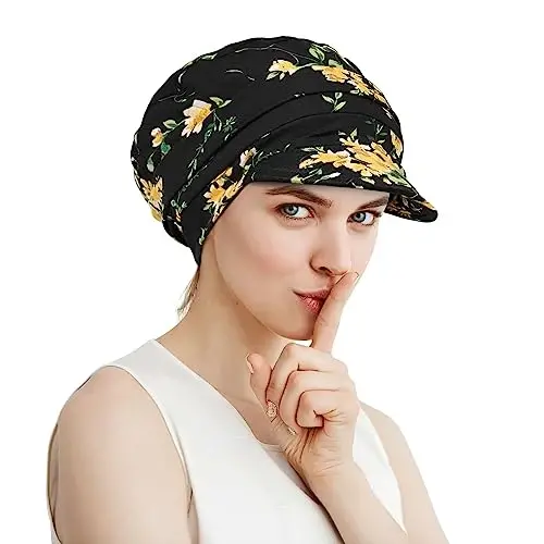 Alnorm Super Soft Breathable Viscose Slouch Hat Oversized Baseball Cap for Women - 3