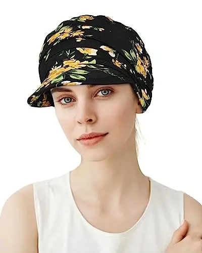 Alnorm Super Soft Breathable Viscose Slouch Hat Oversized Baseball Cap for Women - 4