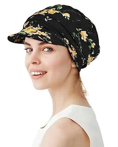 Alnorm Super Soft Breathable Viscose Slouch Hat Oversized Baseball Cap for Women - 1