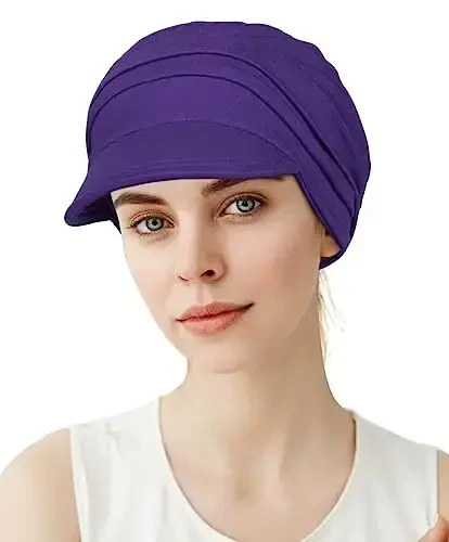 Alnorm Super Soft Breathable Viscose Slouch Hat Oversized Baseball Cap for Women - 4