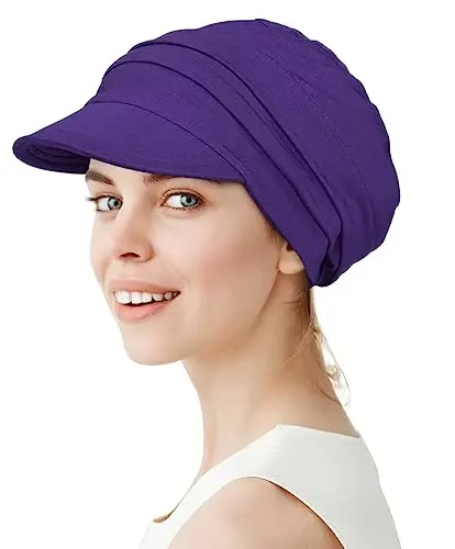 Alnorm Super Soft Breathable Viscose Slouch Hat Oversized Baseball Cap for Women - 1