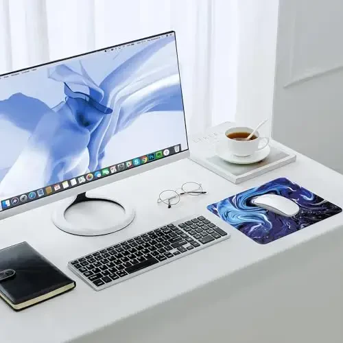 ALOANES Waterproof Mouse Pad with Stitched Edge, Premium-Textured Mouse Mat, Non-Slip Rubber Base Mousepad for Laptop, Computer & PC, Desk Mat for Gamer, Office & Home, Starry Sky - ALOANES (1)