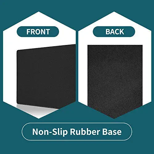 ALOANES Katta O'yin Sichqoncha Pad, Sirg'alib Ketmasligi uchun Rezinali Taglik, Tikilgan Chekka, Noutbuk, Kompyuter & PC uchun Stol Mat, O'yinchi Bilak Qo'llab-quvvatlashi, Ofis & Uy, Klassik Qora XL 11.81''x31.50''x0.12'' - 10