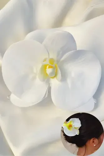 Aloha Orkide guli nafis yozgi mandal toʻqasi - SARIQ - 1