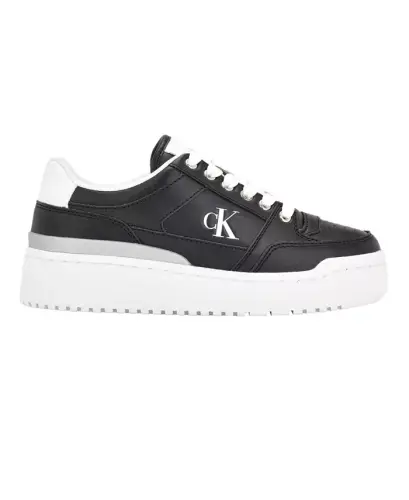 Alondra Casual Lace-Up Platform Sneakers-Black - CALVIN KLEIN (1)