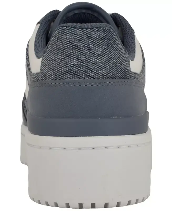 Women's Alondra Lace-Up Platform Sneakers - Dark Blue Denim/White - 3