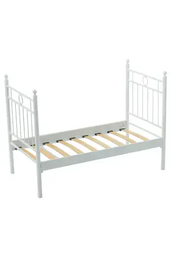 Alpas Chaqaloq Beshigi Karyolasi 70x140 Oq (Yog'och Latali) - 5