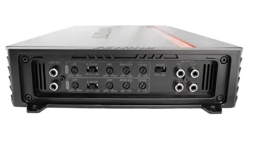 Alphasonik V1000.4 Venum Series 2000 Watts Max 4-Channel Car Amp with Power Plant Chip 4-Way Protection Circuitry Multi-Channel Bridgeable Class A/B with Low Level Outputs & Selectable Input Switch - 3