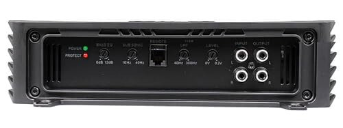 Alphasonik V1200.1D Venum Series 2400 Watts Max Monoblock Car Amp with Power Plant Chip 4-Way Protection Circuitry 1-Channel Subwoofer Class-D Amplifier with Remote Bass Boost Control Knob Included - 3