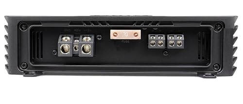 Alphasonik V1200.1D Venum Series 2400 Watts Max Monoblock Car Amp with Power Plant Chip 4-Way Protection Circuitry 1-Channel Subwoofer Class-D Amplifier with Remote Bass Boost Control Knob Included - 4