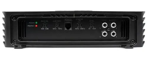 Alphasonik V3000.1D Venum Series 6000 Watts Max Monoblock Car Amp with Power Plant Chip 4-Way Protection Circuitry 1-Channel Subwoofer Class-D Amplifier with Remote Bass Boost Control Knob Included - 3