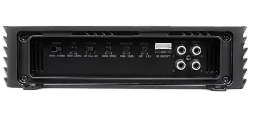 Alphasonik V500.2 Venum Series 1000 Watts Max 2-Channel Car Amp with Power Plant Chip 4-Way Protection Circuitry Multi-Channel Bridgeable Class A/B with Low Level Outputs & High Level Input - 3