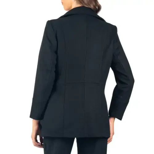Alpine Swiss Emma Womens Peacoat Jacket Wool Blazer Double Breasted Overcoat New - ALPINE SWISS (1)