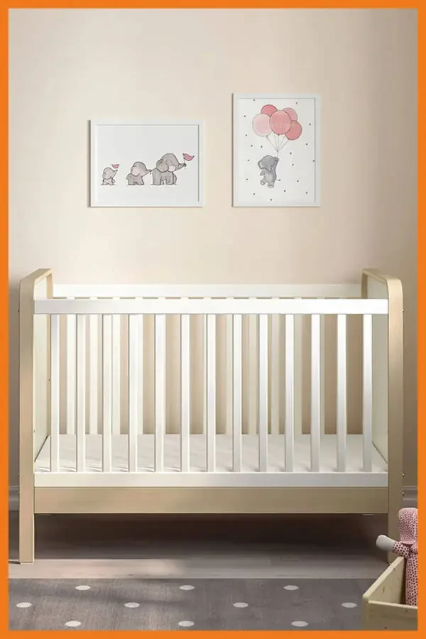 Alskvard Chaqaloq To'shagi Oq Rangli Qulay va Xavfsiz 60 x 120 sm. - 3