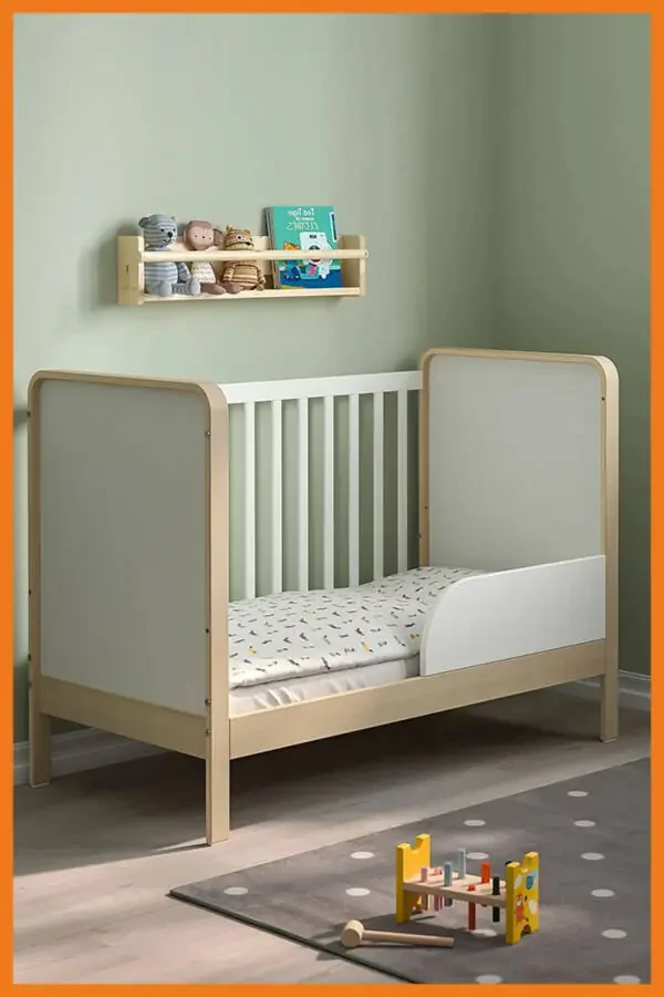 Alskvard Chaqaloq To'shagi Oq Rangli Qulay va Xavfsiz 60 x 120 sm. - 4