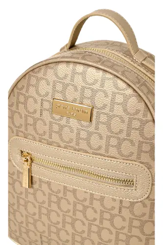 Altın Büyük Alfabe Kadın Sırt Cantası 05PO22Y1541-Altın 5 - 3