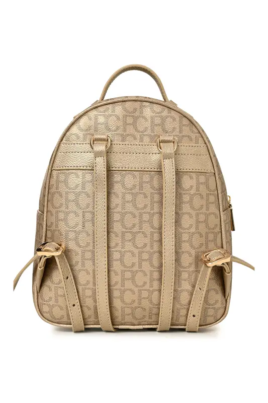 Altın Büyük Alfabe Kadın Sırt Cantası 05PO22Y1541-Altın 5 - 5