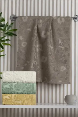 Altınbaşak Bambu 4´lü 50x90 El Havlusu Aron V2 - 1