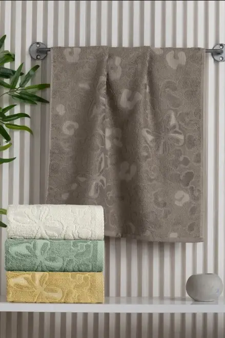 Altınbaşak Bambu 4´lü 50x90 El Havlusu Aron V2 - 1